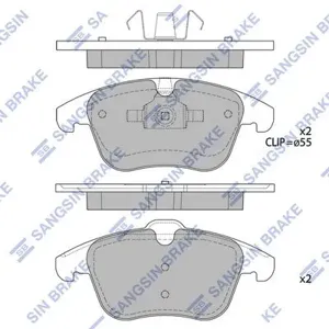 SANGSIN SP2101F Колодки торм.передние