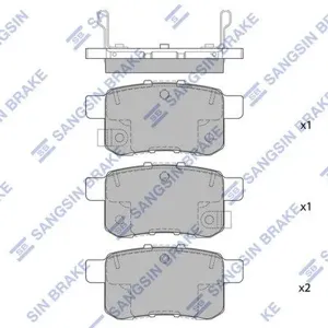 SANGSIN SP2103 Колодки торм.задние . Honda Accord all 08>