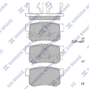 SANGSIN SP2116 Колодки торм.задние Honda CR-VFR-V 1.7i1.8i2.0i2.2CTDi 02>