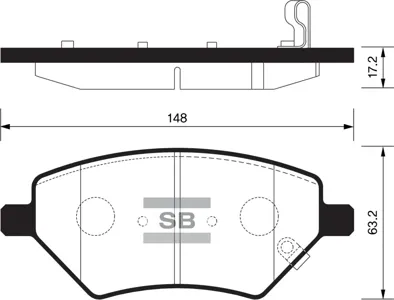 SANGSIN SP2126F Колодки торм.передние Chery Tiggo 8 19- Tiggo 3 14-20BONUS 14-19