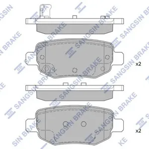SANGSIN SP2126R Колодки торм. Ti 5 зад T21-3502080