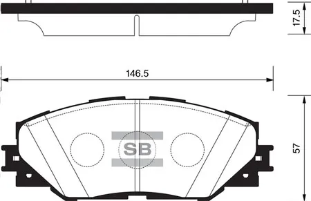 SANGSIN SP2138 Колодки торм.пер