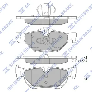 SANGSIN SP2158 Колодки торм.задние BMW E81E87 2.5i3.0i1.8D2.0D2.3D 07>