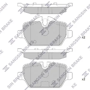 SANGSIN SP2161 Колодки торм.задние