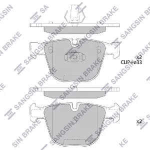 SANGSIN SP2164 Колодки торм.задние