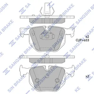 SANGSIN SP2165 Колодки торм.задние BMW E60 2.0i-4.5i3.0D 03>