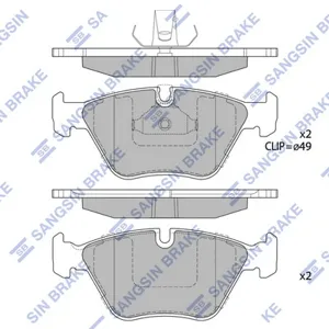 SANGSIN SP2171 Колодки торм.передние BMW 5 E39