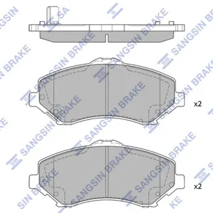 SANGSIN SP2185 Колодки торм.передние Jeep Wrangler 2.8CRDi3.8 V6 07>