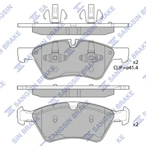 SANGSIN SP2189 Колодки торм.передние MB W164W251 3.5-3.0DCi 05>