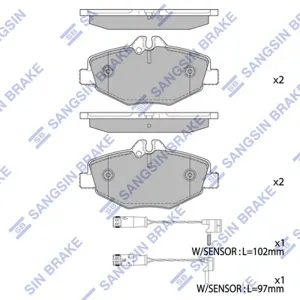 SANGSIN SP2194 Колодки торм.передние Mercedes W211