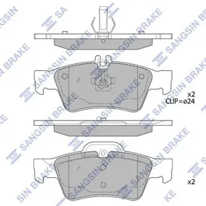 SANGSIN SP2209 Колодки торм.задние W211 E200-E500E55AMG 702->