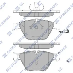 SANGSIN SP2210 Колодки торм.передние BMW 3 Series (E93)