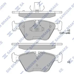 SANGSIN SP2216 Колодки торм.передние