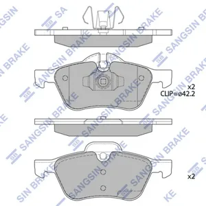 SANGSIN SP2243 Колодки торм.передние Mini Mini CooperOne 1.4i1.6i1.4D 01>