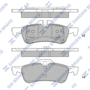 SANGSIN SP2244 Колодки торм.задние Mini Mini CooperOne 1.4i1.6i1.4D 01>
