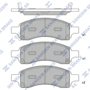 SANGSIN SP2248 Колодки торм.