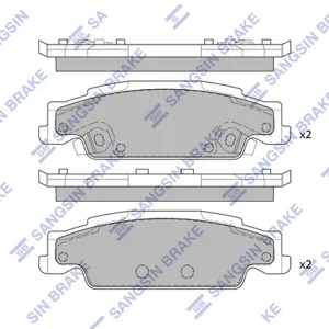 SANGSIN SP2249 Колодки торм.задние Cadillac CTS 2.6i3.2i V6 02>