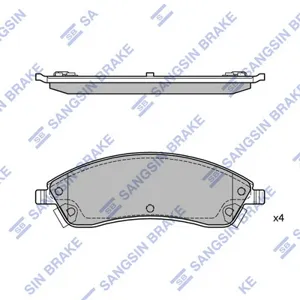 SANGSIN SP2253 Колодки торм.передние Cadillac SRX 3.6i4.6i 04>