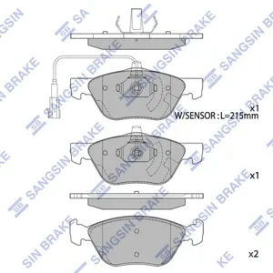 SANGSIN SP2294A Колодки торм. Fiat PUNTO 99-12 перед.