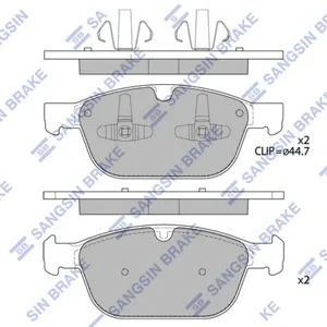 SANGSIN SP2320 Колодки торм.передние Volvo XC60 3.03.22.4D 0508>