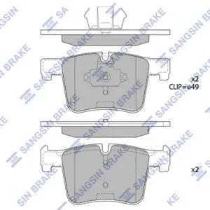 SANGSIN SP2344 Колодки торм.передние BMW X3 F25 3.02.0d 10>