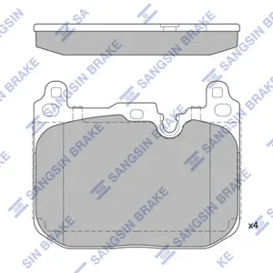 SANGSIN SP2402A Колодки торм.передние MINI (F55F56F57F60) 2014-