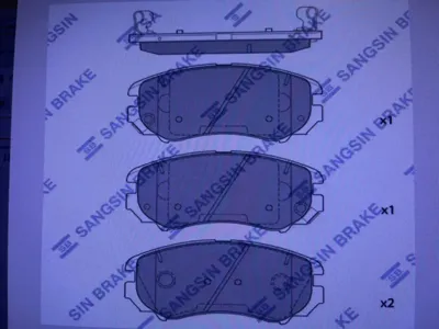 SANGSIN SP2556 Колодки торм.передние 	 Chery Tiggo 4 (Т17, T19)17-, Tiggo 8 20-, 8 Pro 21-