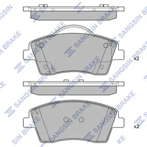 SANGSIN SP2588 Колодки торм.передние Volvo XC90 IIS90 IIV90 II 14>