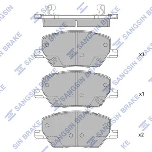 SANGSIN SP4006 Колодки торм.передние Jeep Renegade (BU) 2.0CRD 14>