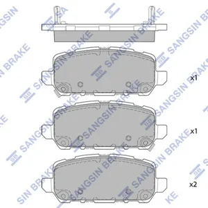 SANGSIN SP4007 Колодки торм.задние Honda Accord all 13>