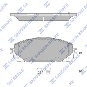SANGSIN SP4008 Колодки торм.передние Jeep Cherokee V (KL) all 13>