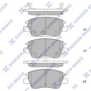 SANGSIN SP4009 Колодки торм.передние Chevrolet Cruze Saloon