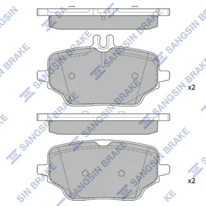 SANGSIN SP4016 Колодки торм.