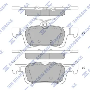 SANGSIN SP4036 Колодки торм.задние Peugeot 308 II