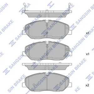 SANGSIN SP4037 Колодки торм.задние Hyundai H350 15>