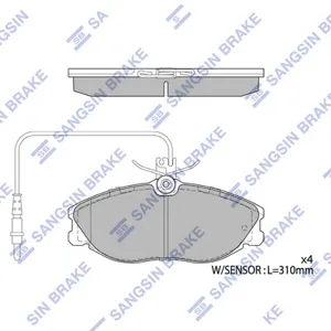 SANGSIN SP4045 Колодки торм.передние Peugeot 406 2.0-2.0HDi 95-04 диск 15