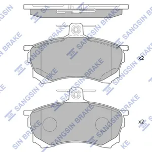 SANGSIN SP4051 Колодки торм.передние Mitsubishi Carisma 1.61.8GDi1.9TD 95-06