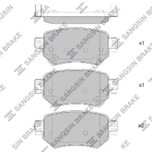 SANGSIN SP4070 Колодки торм.задние Mazda 6 2.02.5 16>