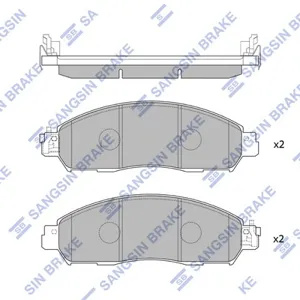SANGSIN SP4080 Колодки торм.передние Nissan Navara PlatformChassis 2.3dCi 15>