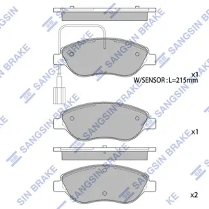 SANGSIN SP4083 Колодки торм.передние Alfa Romeo Mito (955) 08>