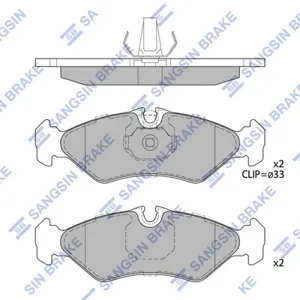 SANGSIN SP4084 Колодки торм.задние MB Sprinter 2.2CDi2.3D2.9D 95-06