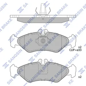 SANGSIN SP4094 Колодки торм.задние MB Sprinter 95>, VW LT28-35 2.3-2.5TDi 96>