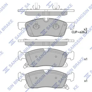 SANGSIN SP4103 Колодки торм.передние Jeep Grand Cherokee IV WKWK2 10>