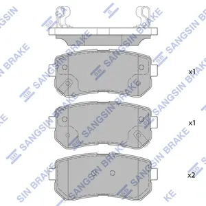 SANGSIN SP4113 Колодки торм.задние Hyundai i20 1.41.41.6CRD 08>