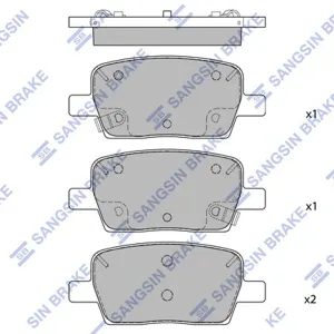 SANGSIN SP4116A Колодки торм.