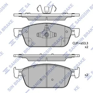 SANGSIN SP4124 Колодки торм.