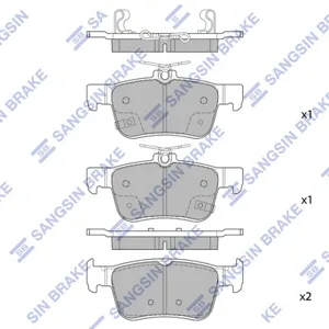 SANGSIN SP4127 Колодки торм.задние Honda Civic 16>