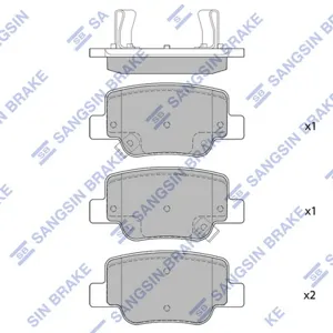 SANGSIN SP4142 Колодки торм.задние Toyota Verso 09-