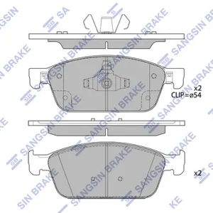 SANGSIN SP4153 Колодки торм.передние Ford Focus Kuga 1.62.0iTDCi 12>