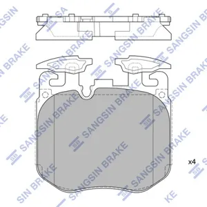 SANGSIN SP4174 Колодки торм.передние BMW G11,G12 G20G30G31G32 15>